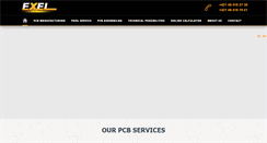 Desktop Screenshot of exel-pcb.com